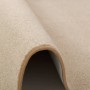 Detailaufnahme: Beiger Snapstyle Trend Velours Teppich Joy, Kurzflorteppich mit Kettelung.