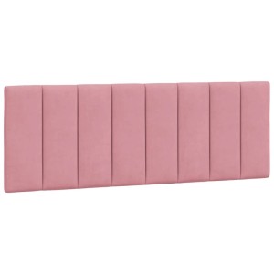 vidaXL Kopfteil-Kissen "Hanko" Rosa 120 cm Samt 374666