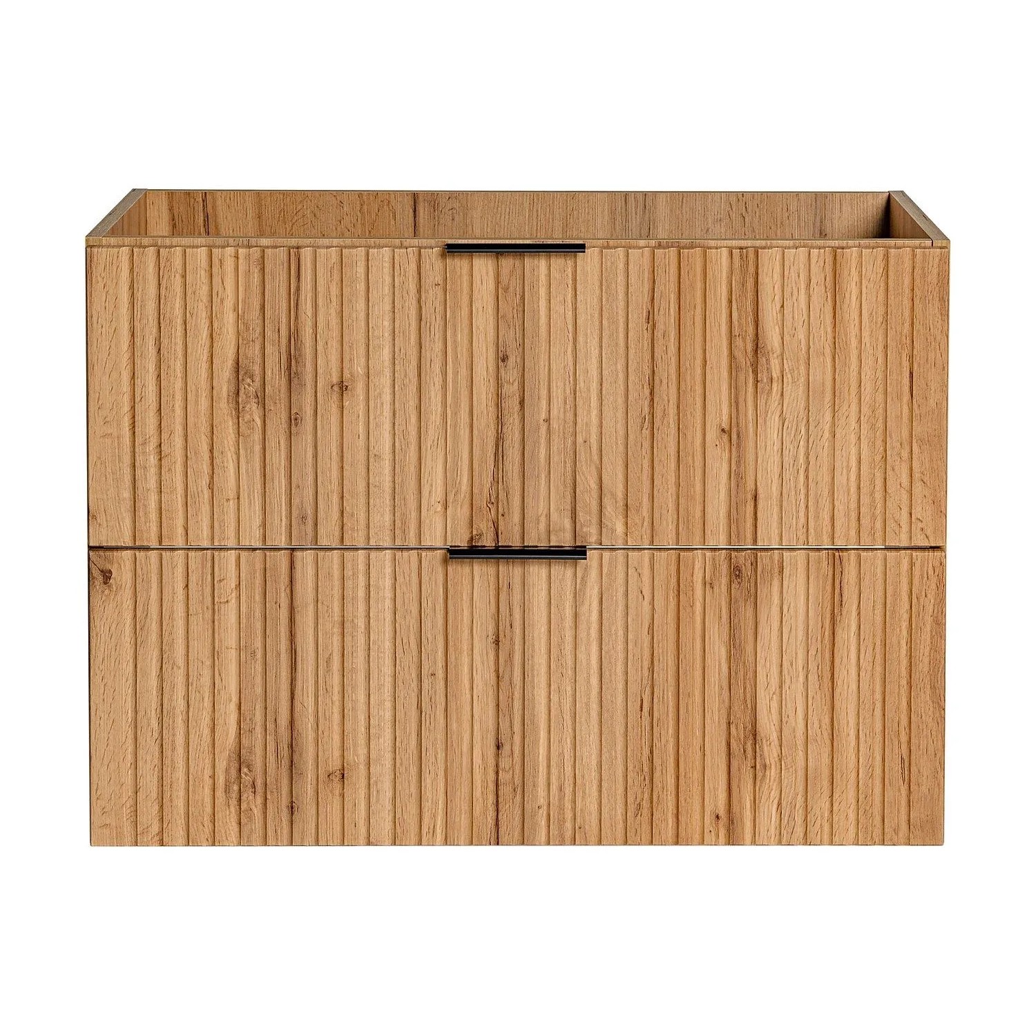 Vente-unique Waschbeckenunterschrank Zevara Naturfarben Hell 80 cm