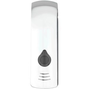 Wenko Ranera S Desinfektionsmittel- und Seifenspender, Chrom-Optik, zur Wandmontage.