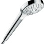 Hansgrohe Croma Select S Handbrause, Multi EcoSmart, 9 l/min, Weiß/Chrom. Handliche Brause mit verschiedenen Strahlarten.
