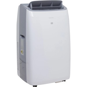 Klarstein Grandbreeze Eco 12K, mobiles Klimagerät in Weiß mit Abluftöffnung.