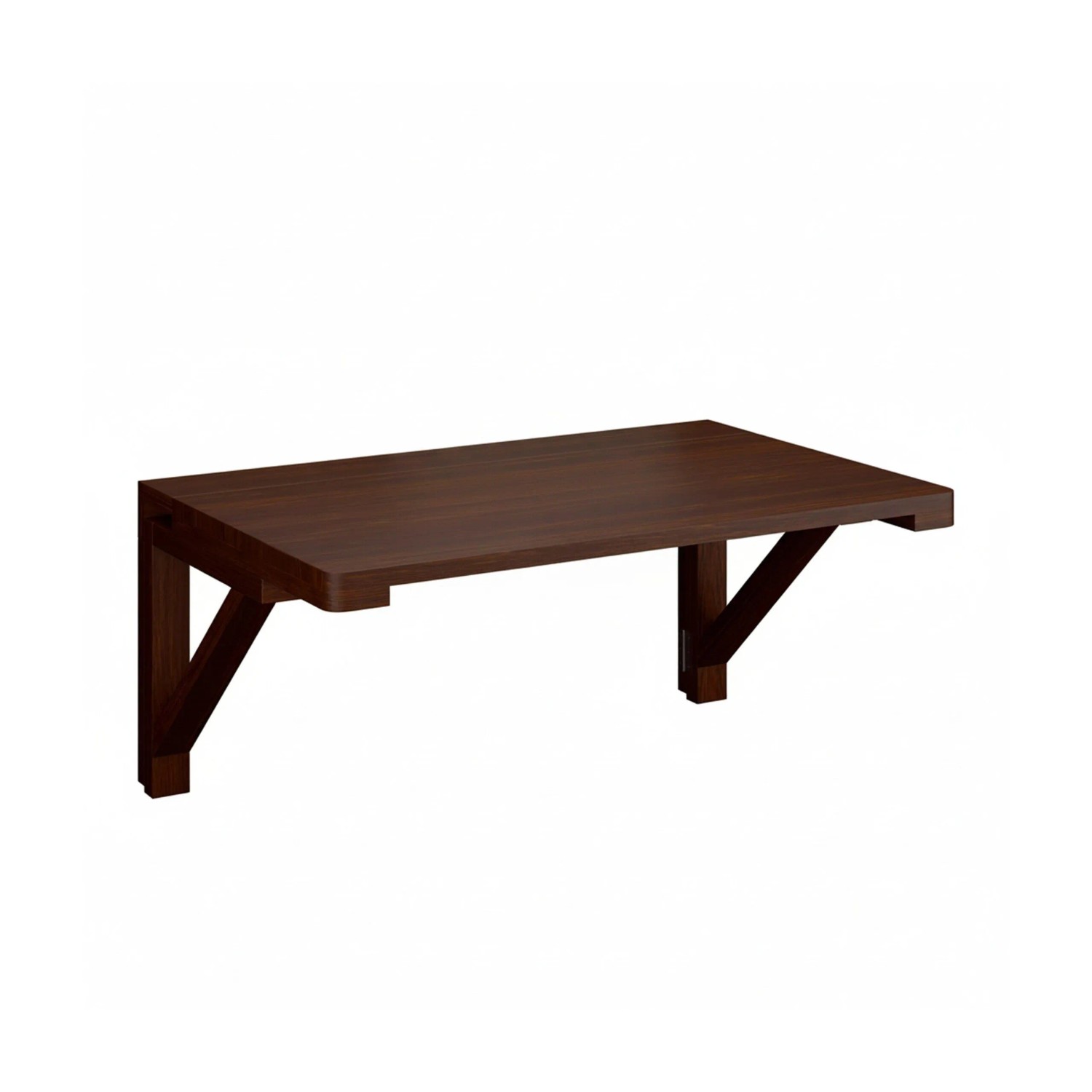 Relaxdays Wandklapptisch Holz Walnuss 60 cm x 40 cm 2,9 kg