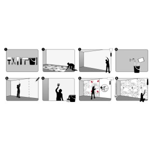 Komar Vliestapete Wood Night 350 cm x 250 cm