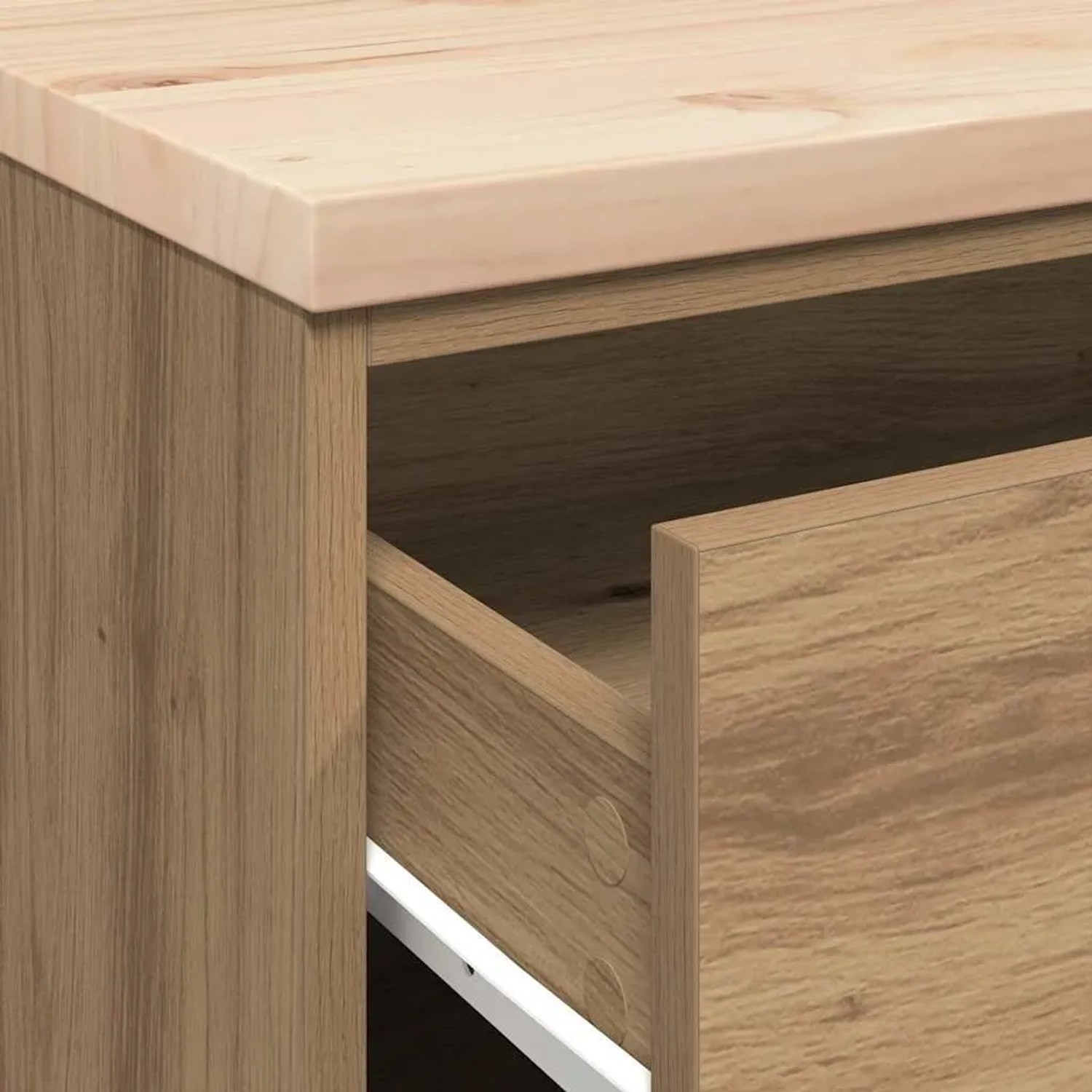 vidaXL Garagen-Aufbewahrungsschrank Artisan-Eiche Massivholz Kiefer 860606_9