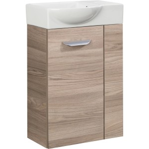 Fackelmann Waschbeckenunterschrank SBC Steinesche, 44 cm breit, mit Waschbecken.