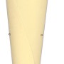 Weiße Näve Stehleuchte Tulip im Design einer Tulpe mit Stahlfuß.