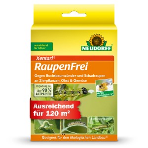 Neudorff Raupenfrei Xentari, Mittel gegen Buchsbaumzünsler und Schadraupen, 2x3g Packung.