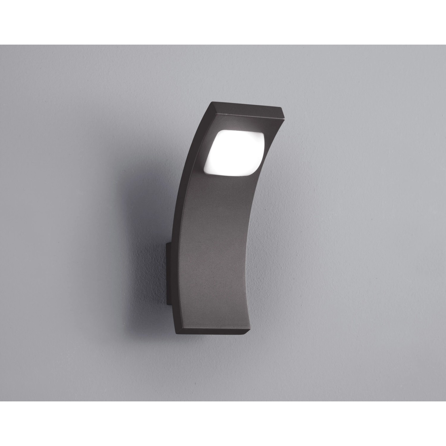 LED Wandleuchte in Anthrazit 5,5W 700lm IP54