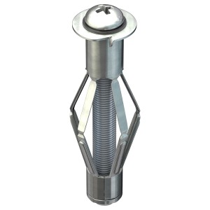 TOX Acrobat M6 Dübel: Metall-Hohlraumdübel mit Schraube für Wandplatten, Regale & Hängeschränke.