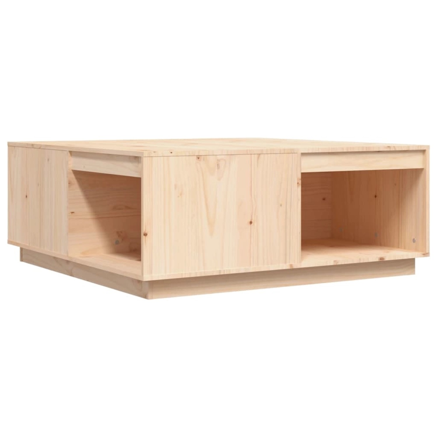 vidaXL Couchtisch 100x101x40,5 cm Massivholz Kiefer