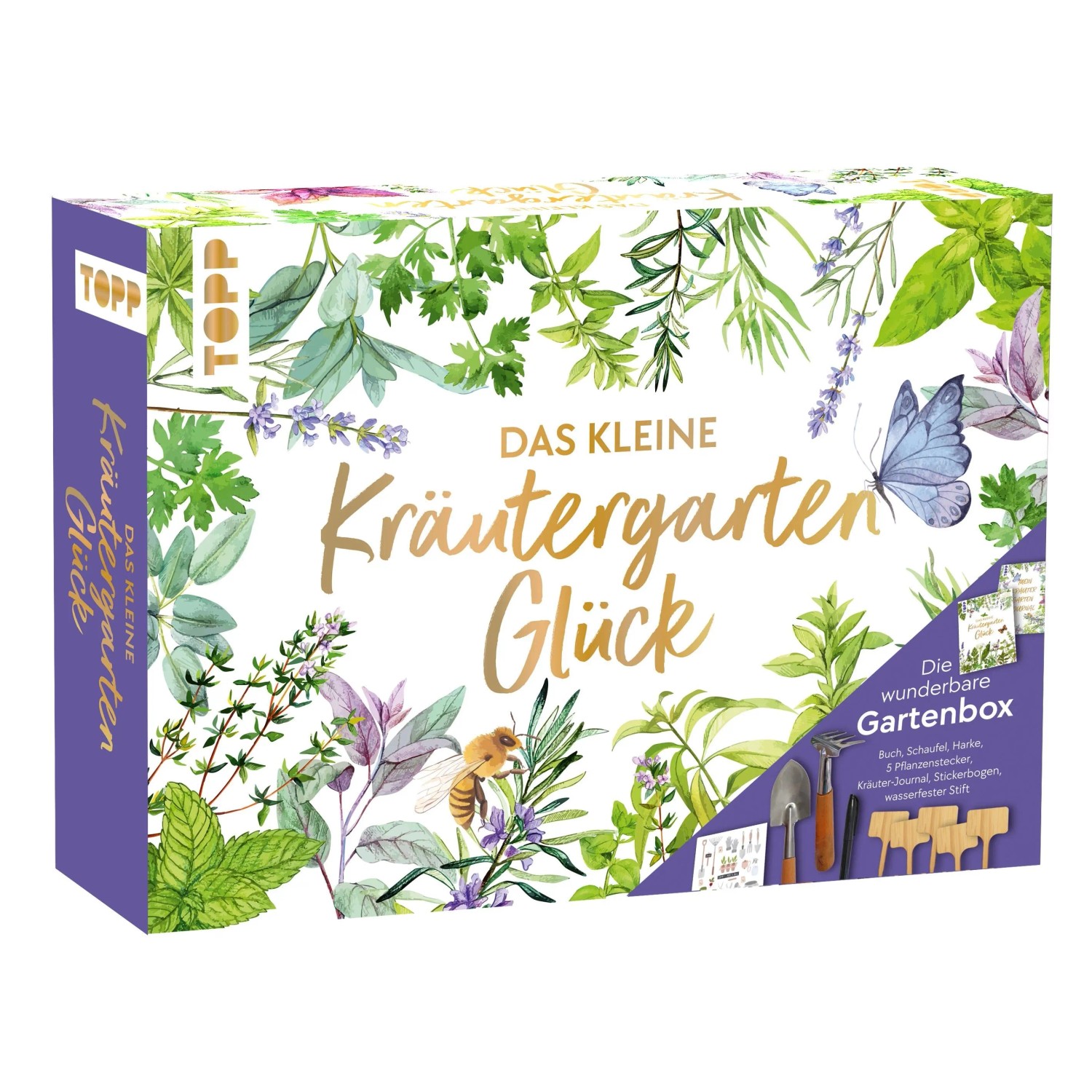 Das kleine Kräutergarten-Glück - Die wunderbare Gartenbox. Mit Kräuterkunde günstig online kaufen