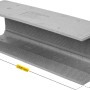 Schellenberg Rollladenkasten-Dämmung, 3-teilig, 100x28,5x28cm, zur Isolierung und Schallreduzierung.