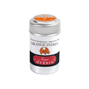Jacques Herbin Tintenpatronen Orange 6er