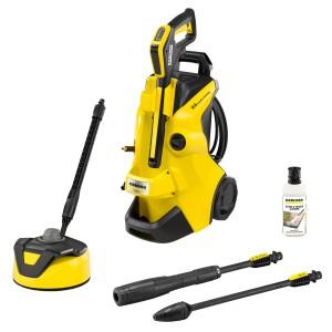 Kärcher Hochdruckreiniger K 4 Power Control Home mit Zubehör und Reiniger.