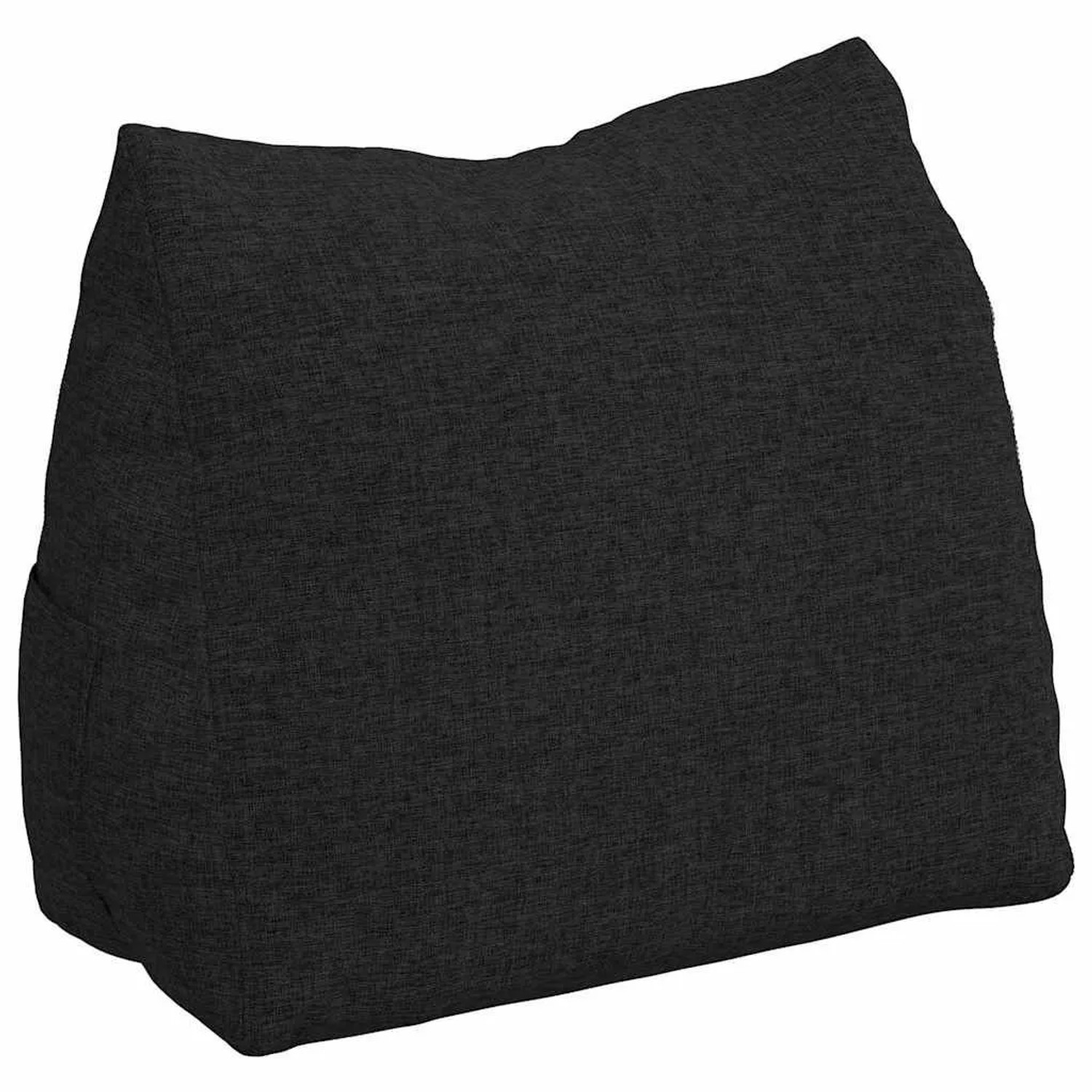 vidaXL Rückenkissen Schwarz 45 x 20 x 35 cm Stoff 42015004