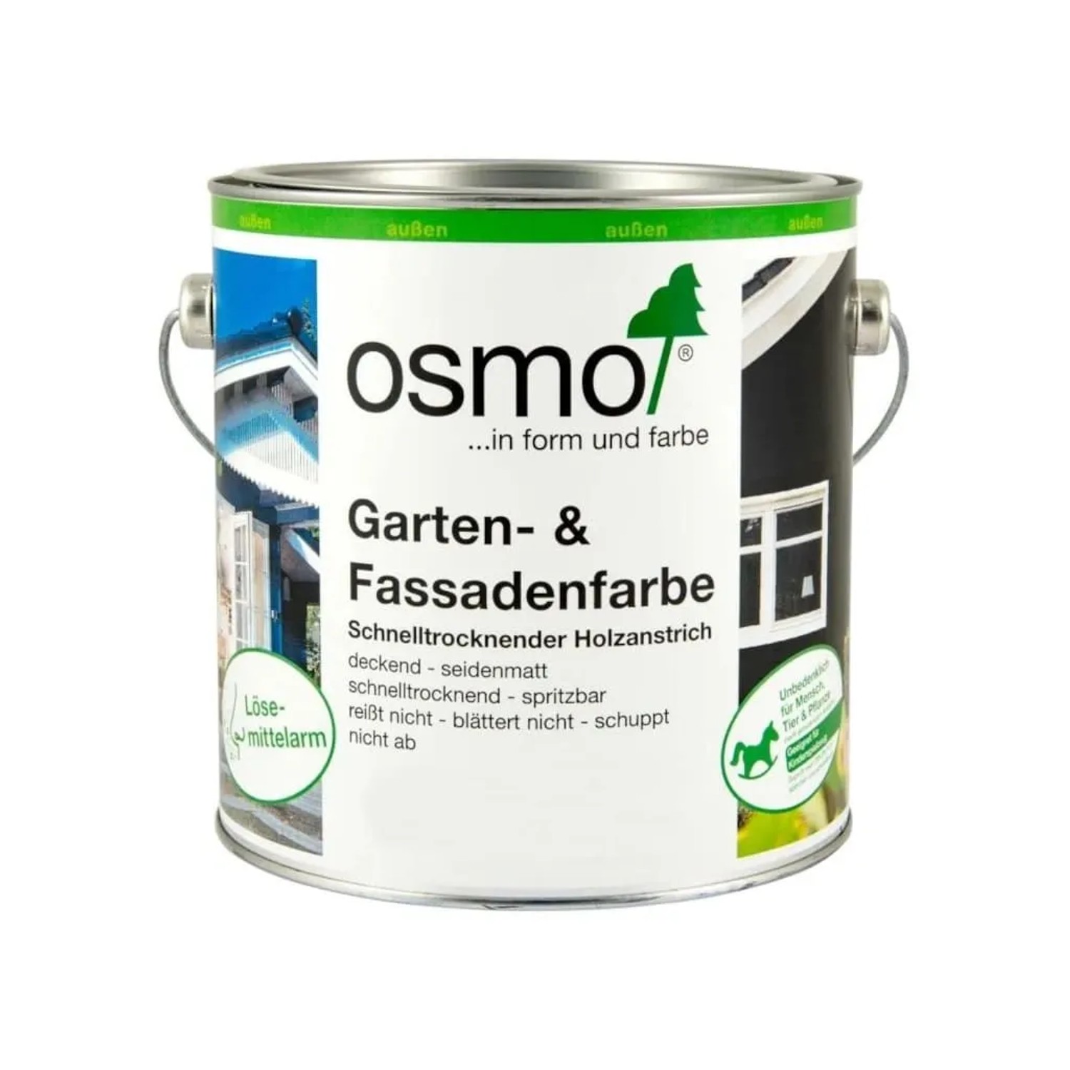 Osmo Garten- und Fassadenfarbe für Außen RAL 7291 Graubeige