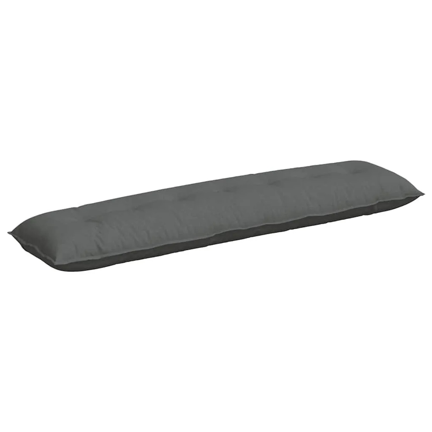vidaXL Rückenkissen Dunkelgrau 200 x 19 x 50 cm Stoff 42014960