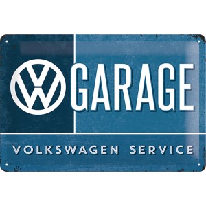Nostalgic-Art Blechschild VW Garage, 20x30 cm, im Retro-Design.