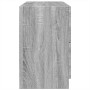 vidaXL Waschbeckenunterschrank, Grau Sonoma, 78x37x59 cm, Holzwerkstoff, mit Schublade und Fach.
