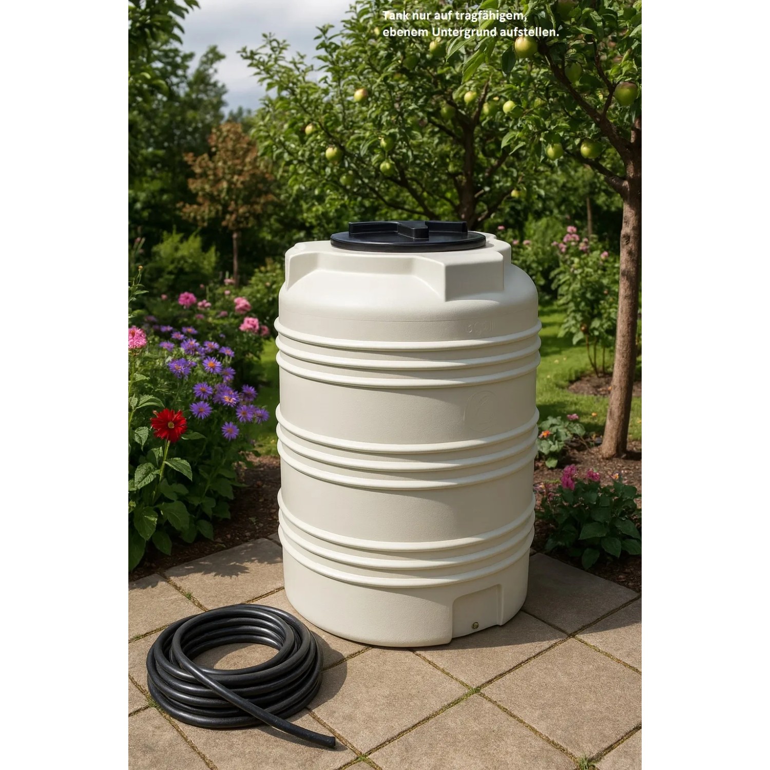 KMND 300L Trinkwasser Wassertank Weiß_4