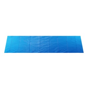 Blaue OK-Living Solarfolie 700 cm als robuste Pool Abdeckung.