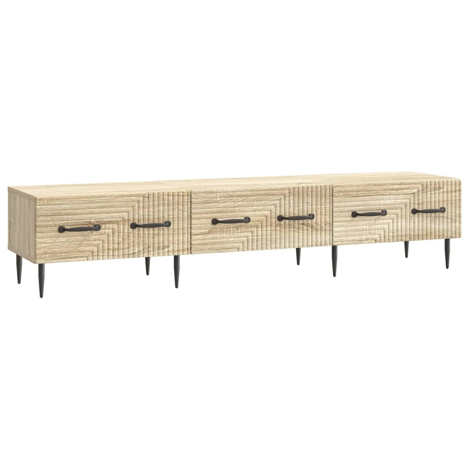 vidaXL TV-Schränk Sonoma-Eiche 147 x 34,5 x 30 cm Holzwerkstoff 894937