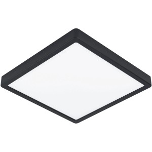 Eckige, schwarz-weiße LED Deckenleuchte Fueva 5 von Eglo, 20,5W.