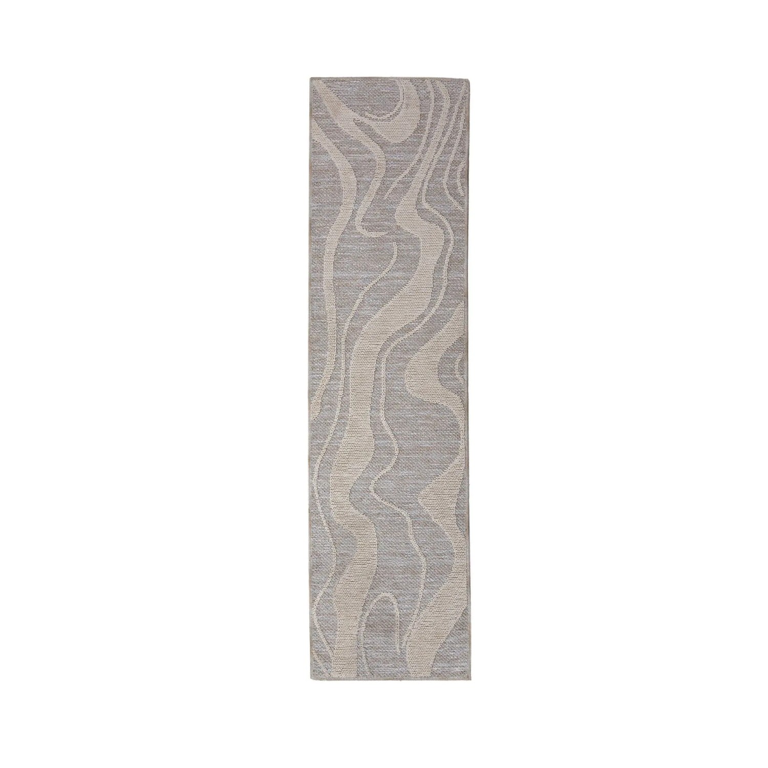 Flair Rugs Kurzflorteppich Calder 78 cm x 230 cm Grau