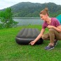 Bestway TriTech Luftbett für 1 Person, 185x76x25cm, im Einsatz am See.