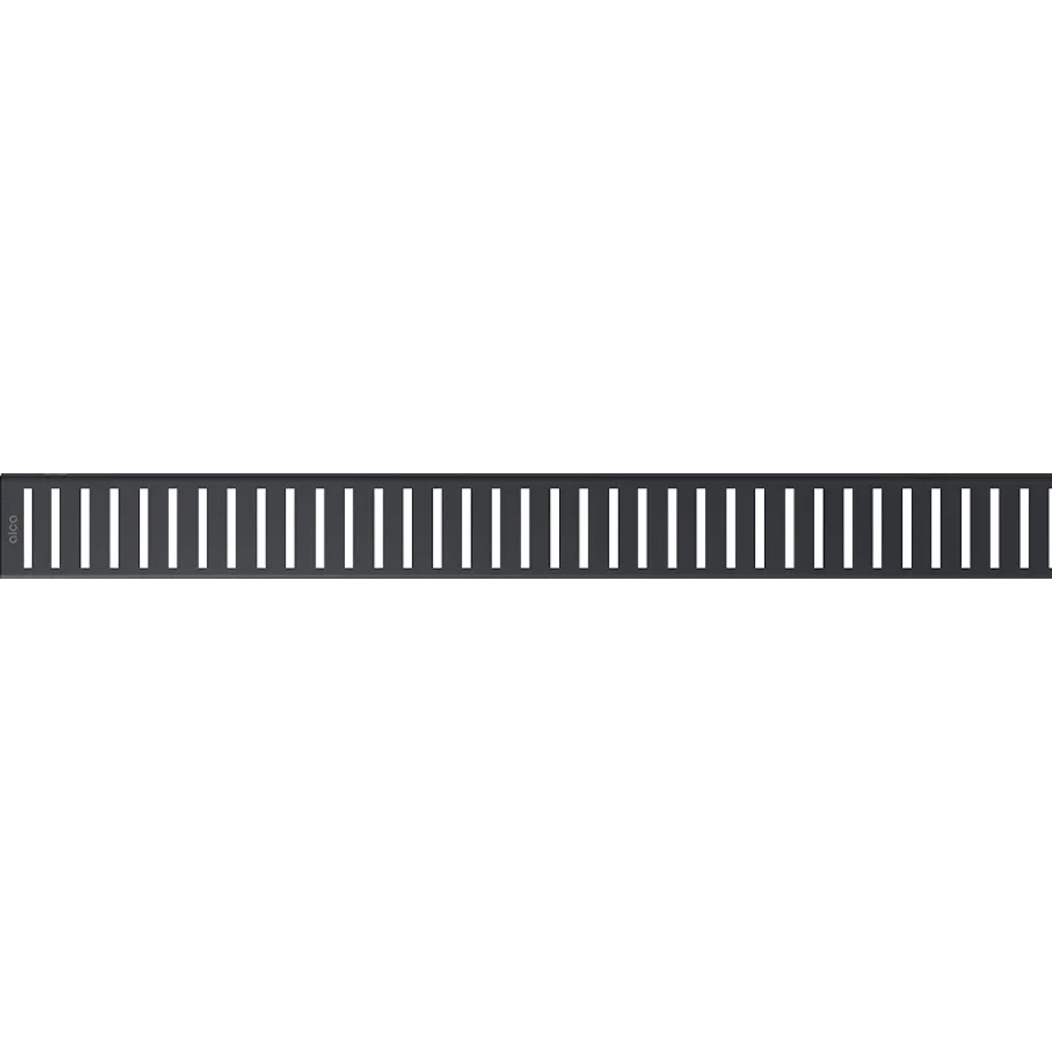 Alcadrain Duschrost PURE BLACK für Duschrinnen, Schwarz-Matt 1150 mm