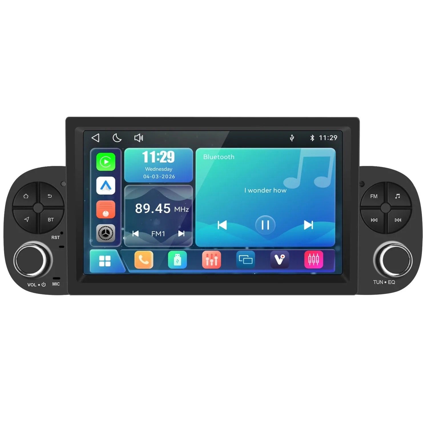 Junsun Autoradio Für Fiat Panda 2013-2020 Linux