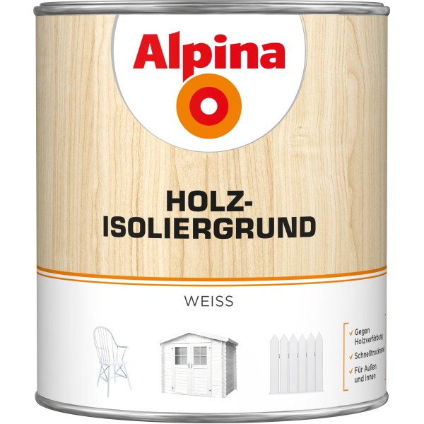 Isoliergrund Außen 0,75 L Consolan Isoliergrund Weiß 0,75 L – Sperrgrund Für Holz Innen & Außen, Hochdeckend Holz Grundierung Aussen