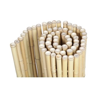Floraworld Sichtschutz Bambusmatte Gala 90 cm x 300 cm Bambus Hell