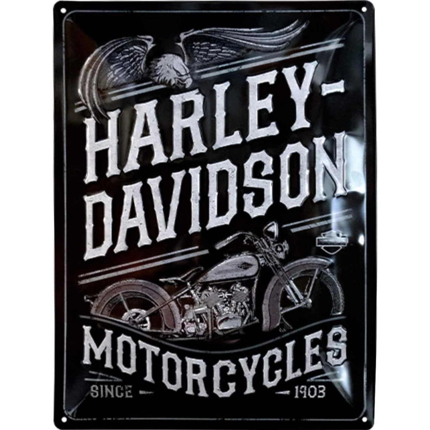 Nostalgic-Art Blechschild 30 x 40 cm - Harley-Davidson - Motorcycles Eagle günstig online kaufen