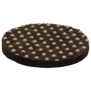 Wagner Anti-Rutsch Pad, braun-beige, Ø 28mm, 12er Set. Möbelgleiter für sicheren Stand.