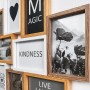 Kobolo Bilderrahmen Collage HEART Holz Weiß Natur 10 Bilder 59x47 cm_11