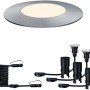 Paulmann Plug&Shine Bodeneinbaustrahler Ergänzungs-Set mit 3 warmweißen LED Strahlern und Kabel.