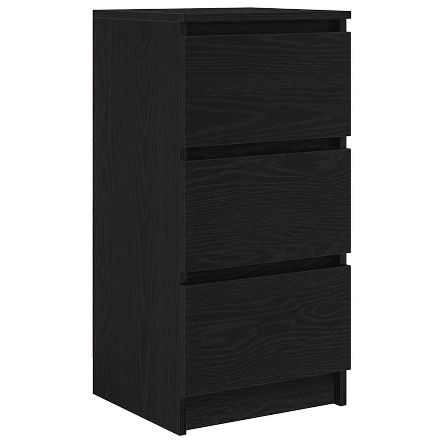 vidaXL Sideboard Schwarz Eichen-Optik 37,5x35x76 cm Holzwerkstoff 861725 günstig online kaufen