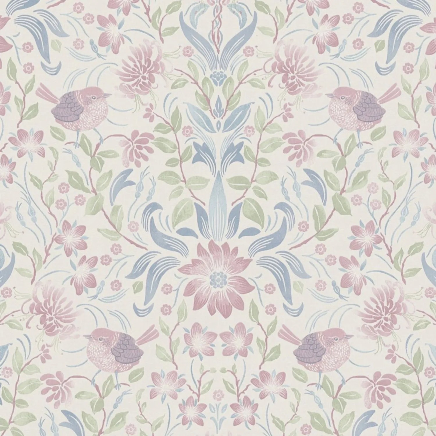 Tadessi Tapete Floral M1-No.4305 Vliestapete in Creme
