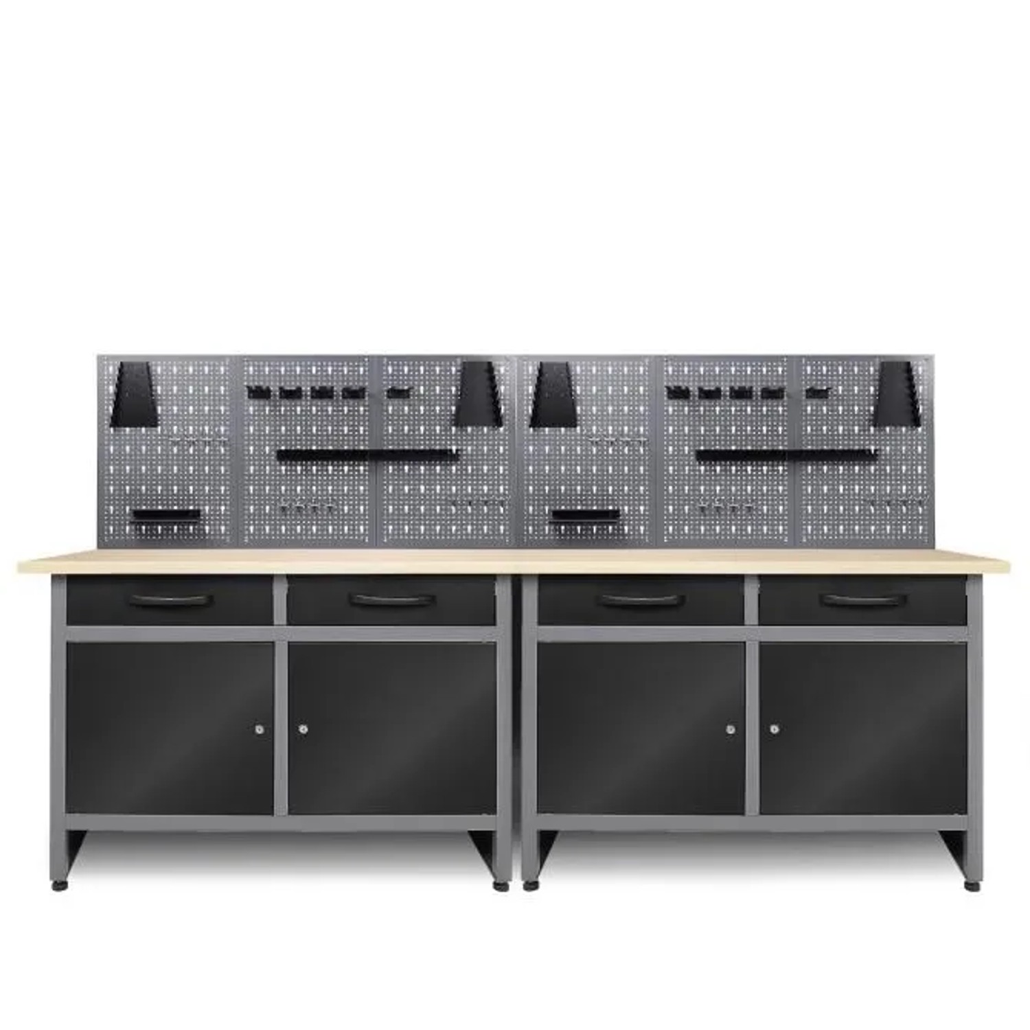 Ondis24 Werkstatt Set Werner 240cm + 2LW Set Melamin