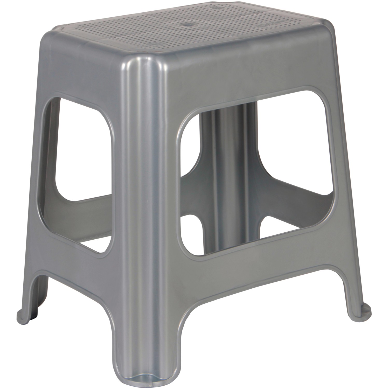 Ok Maxi-Hocker 42 cm Light Silver