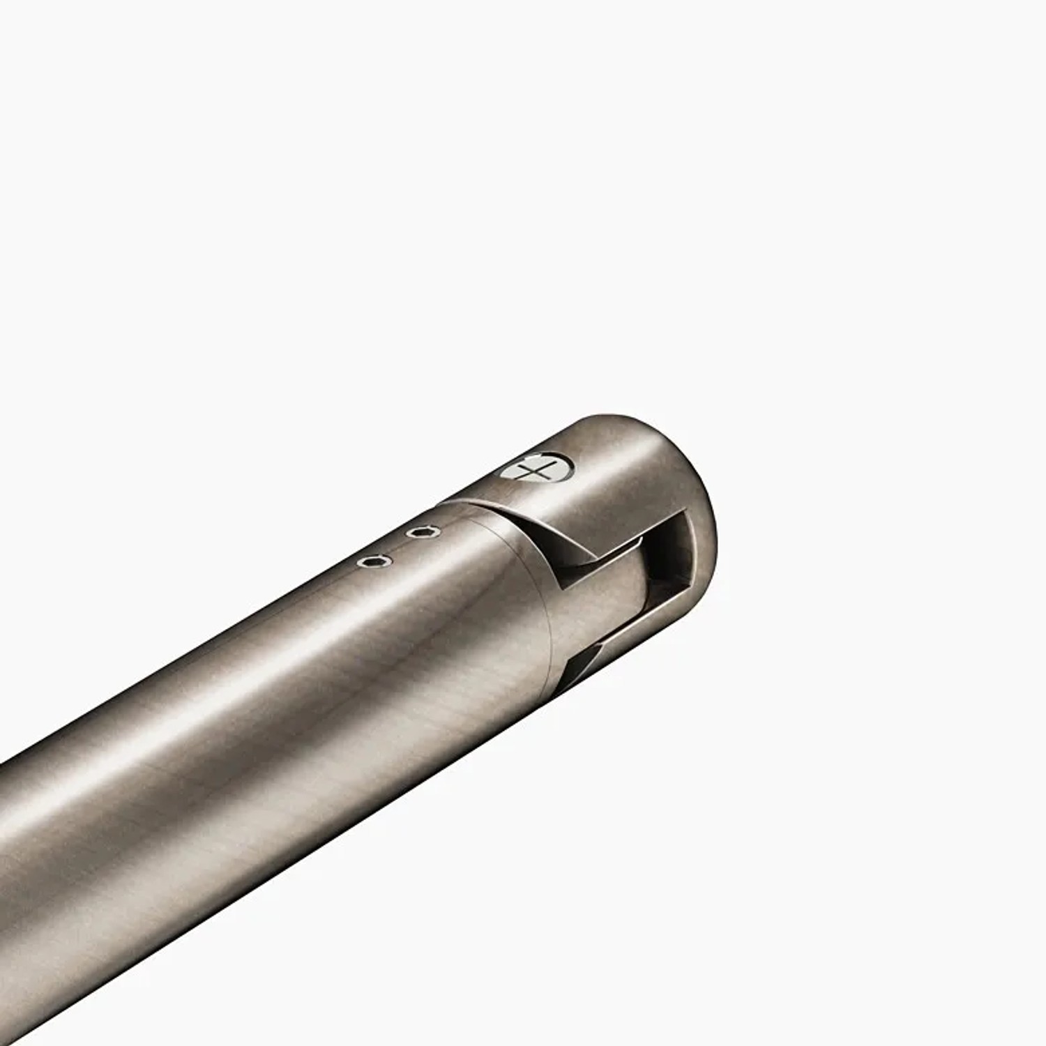 Glanzverchromte Dusch-Stabilisierungsstange aus Aluminium, ausziehbar, mit Endstück für Glas. Zubehör für Walk-in Duschen.