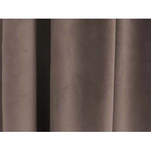 Blickdichter, rosefarbener Bricoflor Vorhang Velia mit verdeckten Schlaufen.