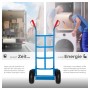 Tectake Sackkarre  Mit Stahlrahmen Luftbereifung  55 x 44 x 119 cm Blau_3