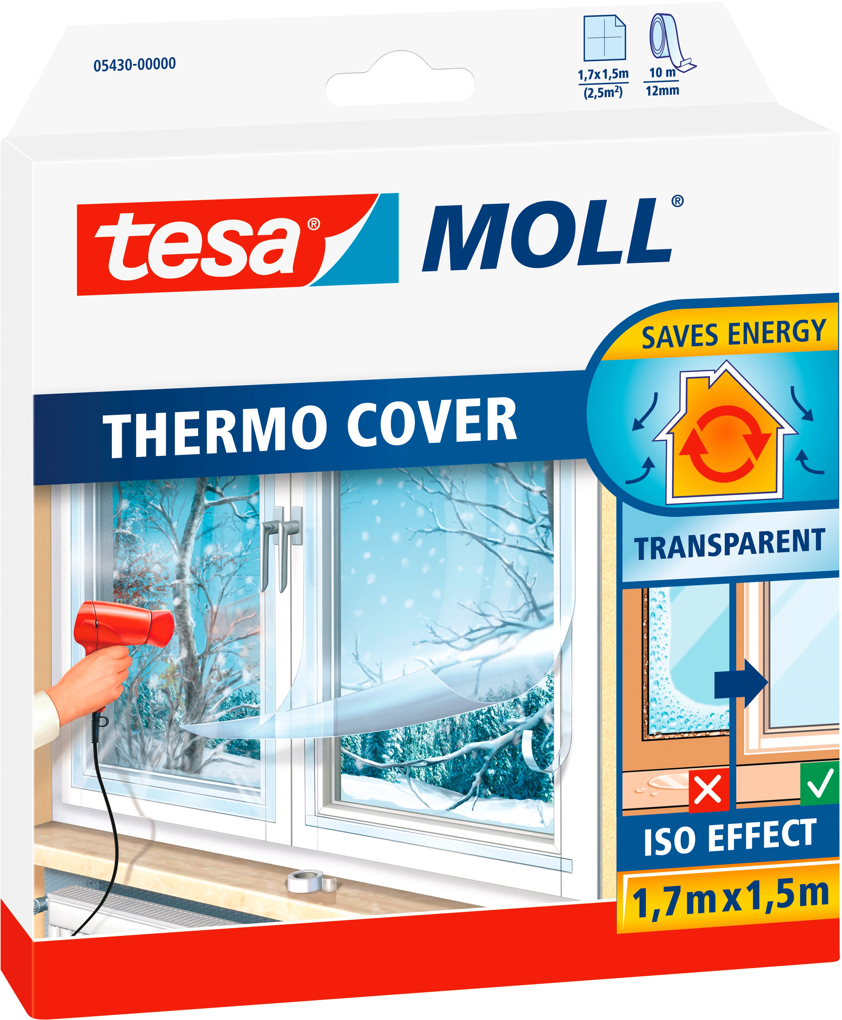 Tesamoll Thermo Cover Fensterisolierfolie 1,7 m kaufen bei OBI