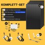 Solakon Balkonkraftwerk 2000W Solaranlage mit Gartenhalterung Steckerfertig Komplettset Photovoltaik 800W Kabellänge 10m_2