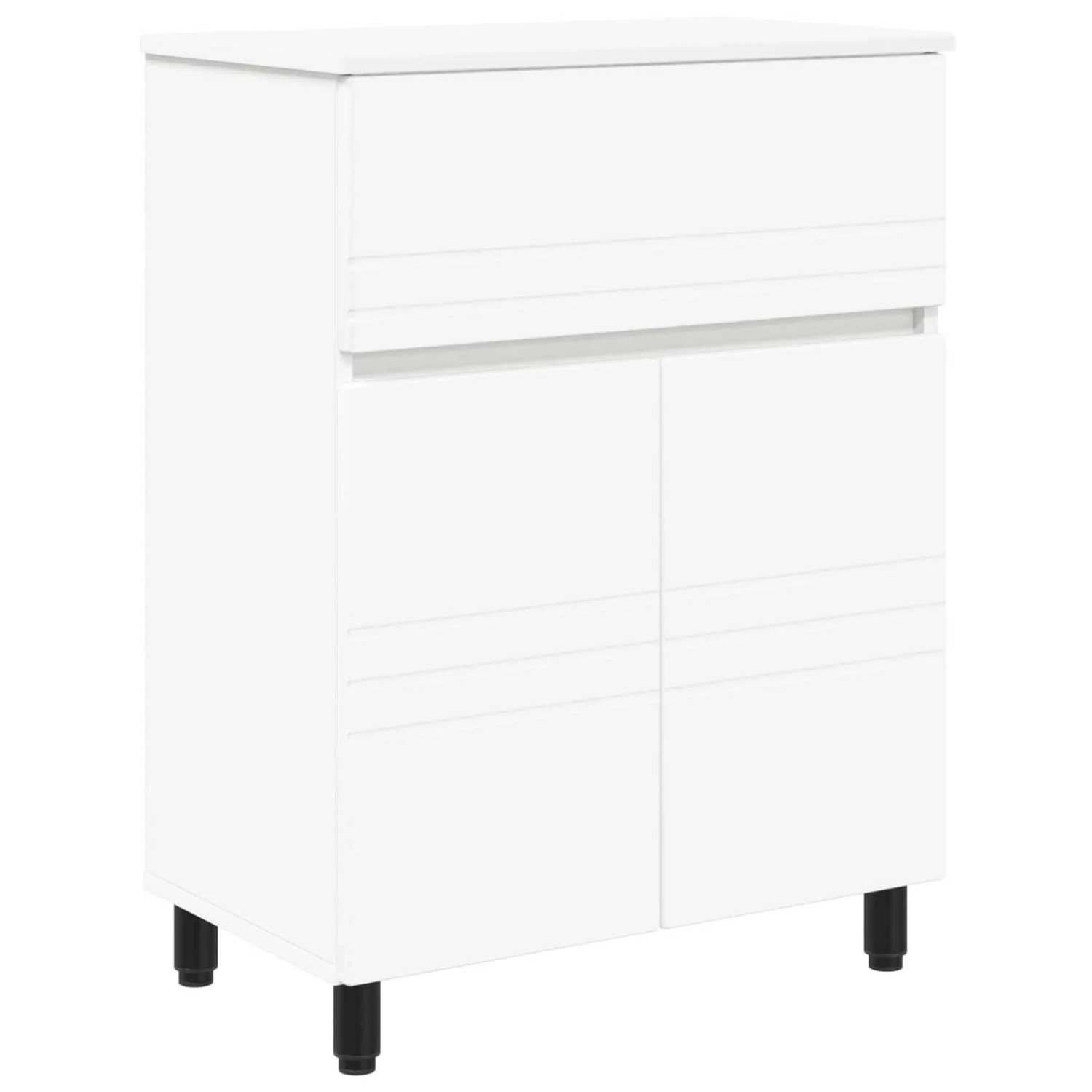 vidaXL Waschtisch Weiß 60 x 35 x 80 cm Holzwerkstoff 889415
