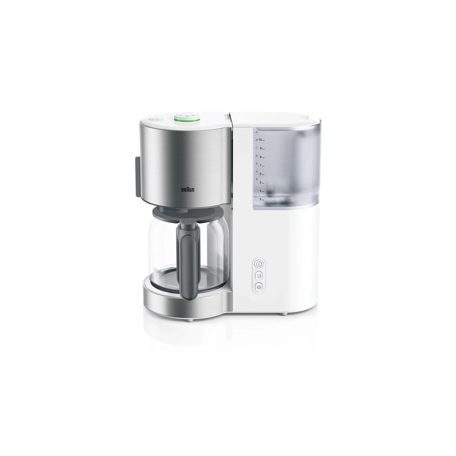 Braun Filterkaffeemaschine ID Collection - KF 5120 WH Weiß 10 Tassen