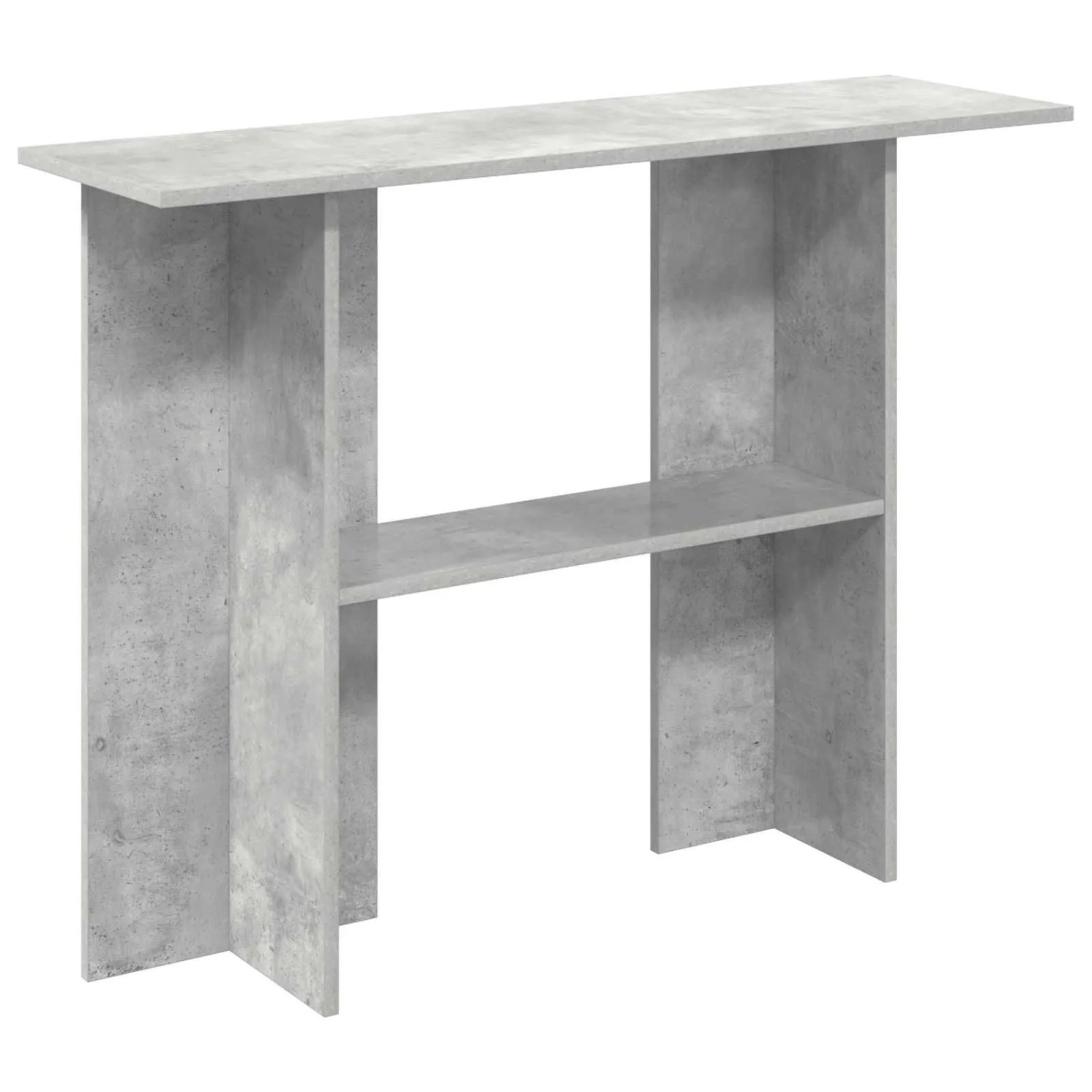 vidaXL Konsolentisch Betongrau 100 x 30 x 75 cm Holzwerkstoff 8001178